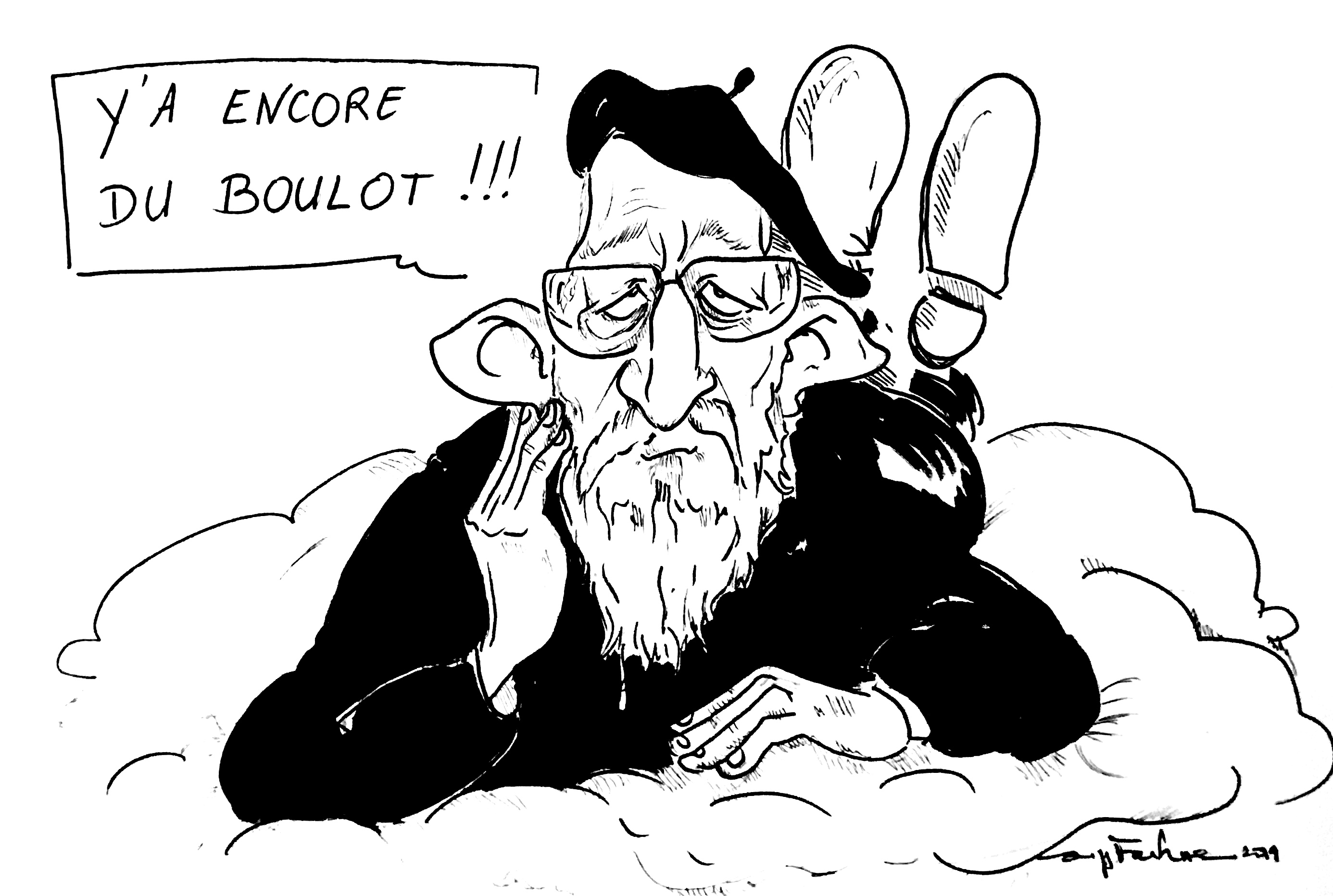 Caricatures sur la mémoire de l’Abbé Pierre